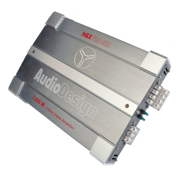 Audiodesign MAX Pro 402  4-Kanal Car HiFi Endstufe