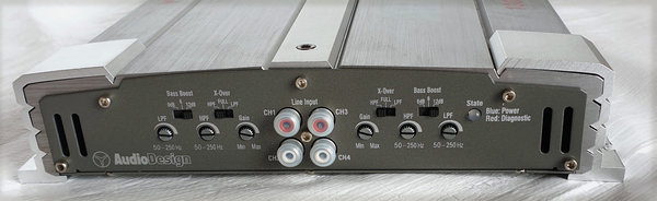 Audiodesign MAX Pro 402  4-Kanal Car HiFi Endstufe