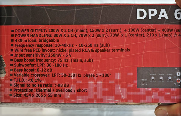 Digital Dynamic  6-Kanal  DPA 6200