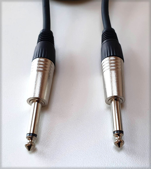 5 m   Signal Audio Kabel KLINKE 6,3mm -KLINKE 6,3 mm