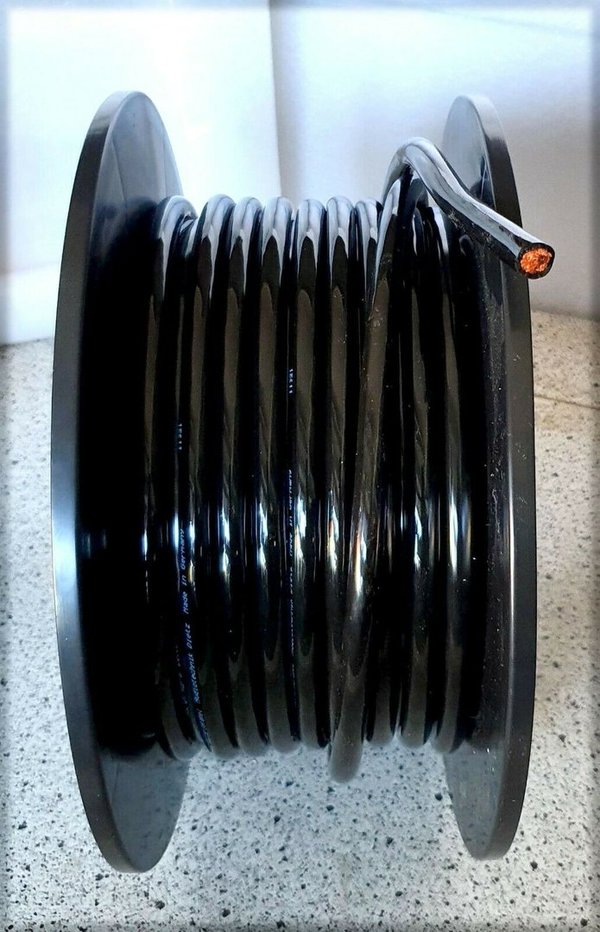 6  mm² OFC Batteriekabel Stromkabel DIETZ SCHWARZ