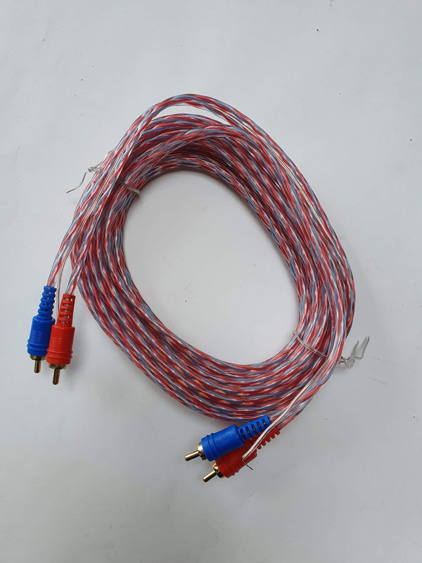 Cinch Kabel/ RCA  5 meter mit Einschaltimpuls-Kabel