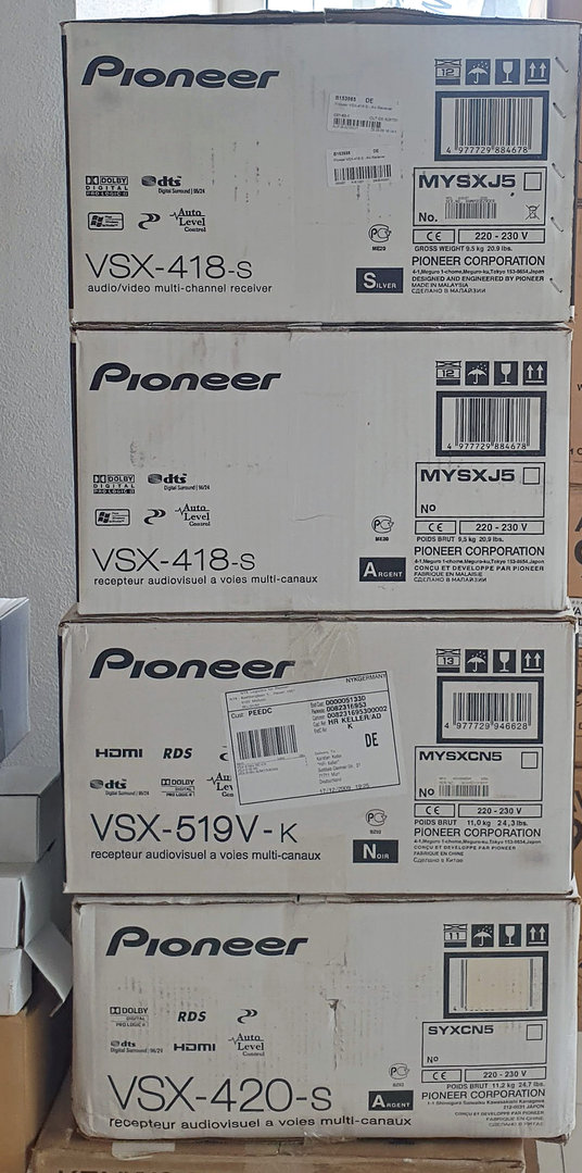 SONDERPOSTEN PIONEER VSX 418 SILBER
